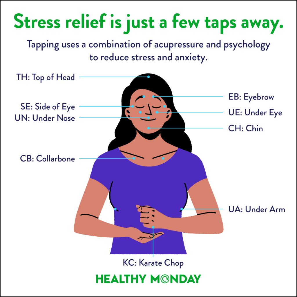Tap Your Way to Reduced Stress and Anxiety - Healthy Monday