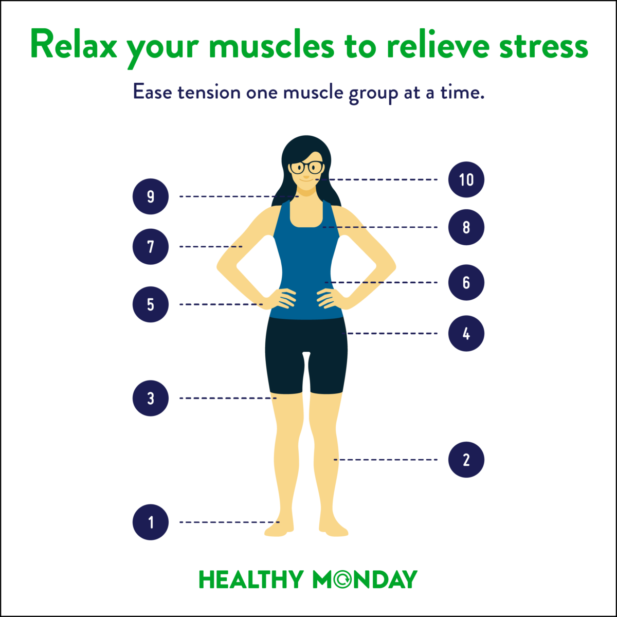 Beat Stress this DeStress Monday with Progressive Muscle Relaxation